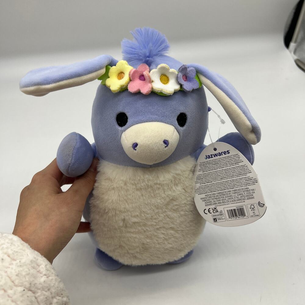 Squishmallows 10" Easter HugMees Milanda the Donkey